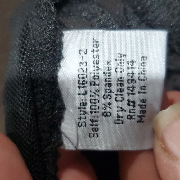 Johnny Was Jade Astrid black lace style mesh top excellent condition - Picture 7 of 8